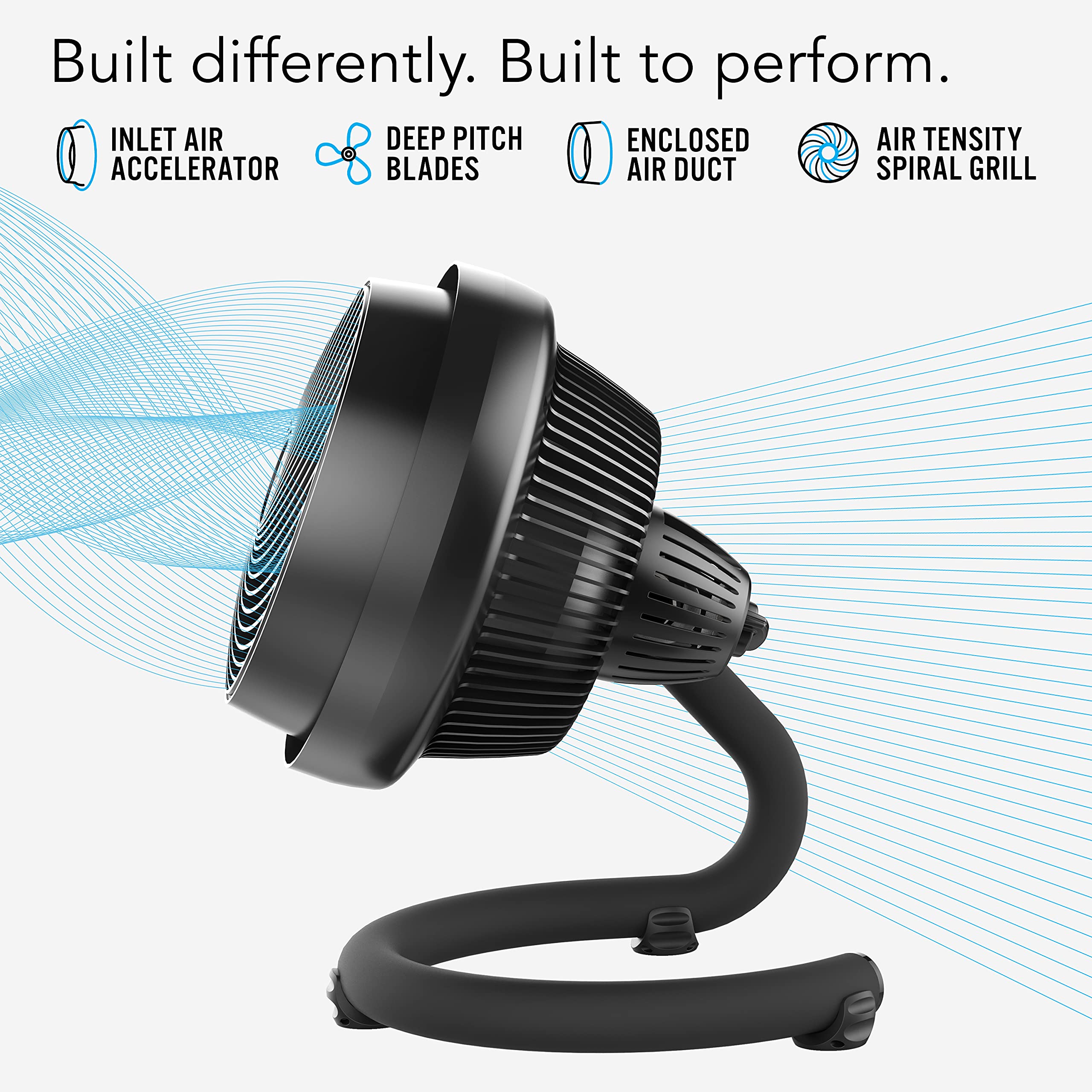 Vornado 723 Full-Size Whole Room Air Circulator Fan,Black,Large - Image 3