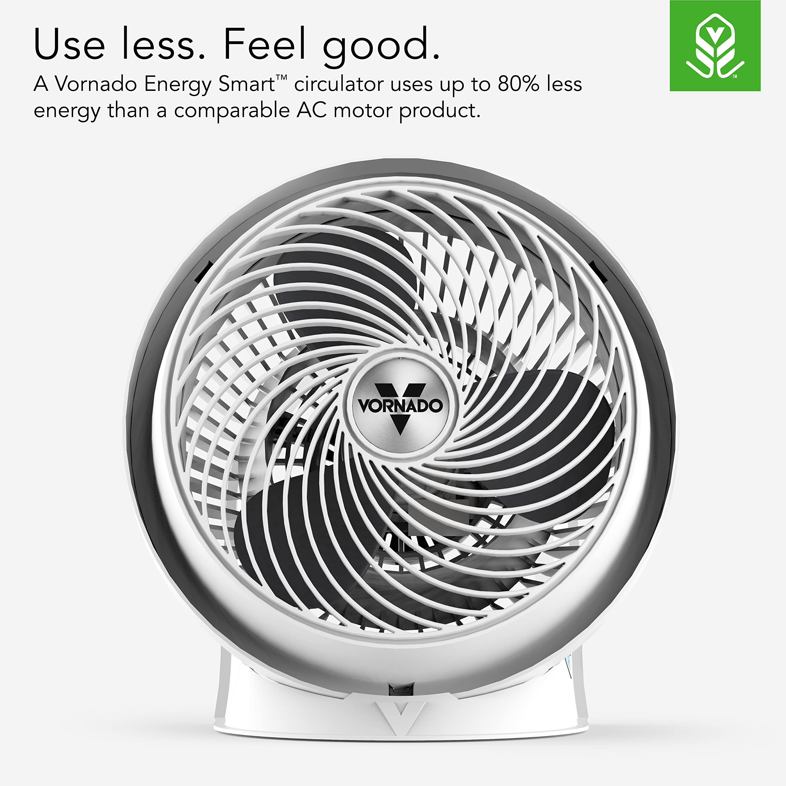 Vornado 733DC Whole Room Energy Smart Air Circulator Fan, Made in USA, Variable Speed Control, White, Large - Image 5