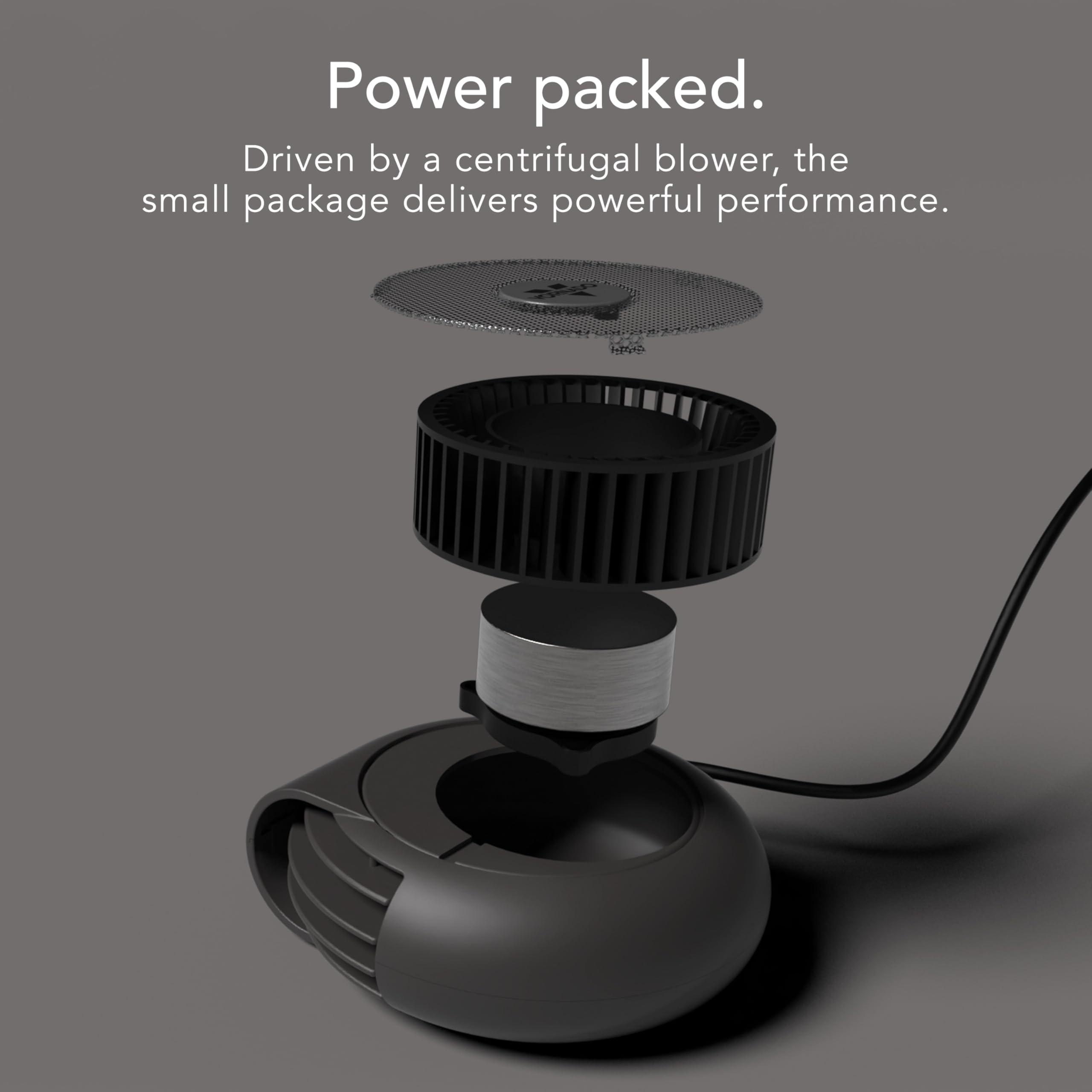 Vornado PEBL Portable USB Desk Fan with Magnetic Base, 2 Speed Settings, Adjustable Airflow, Personal Cooling Device, Mini Travel Fan for Home, Office and Travel - Image 5