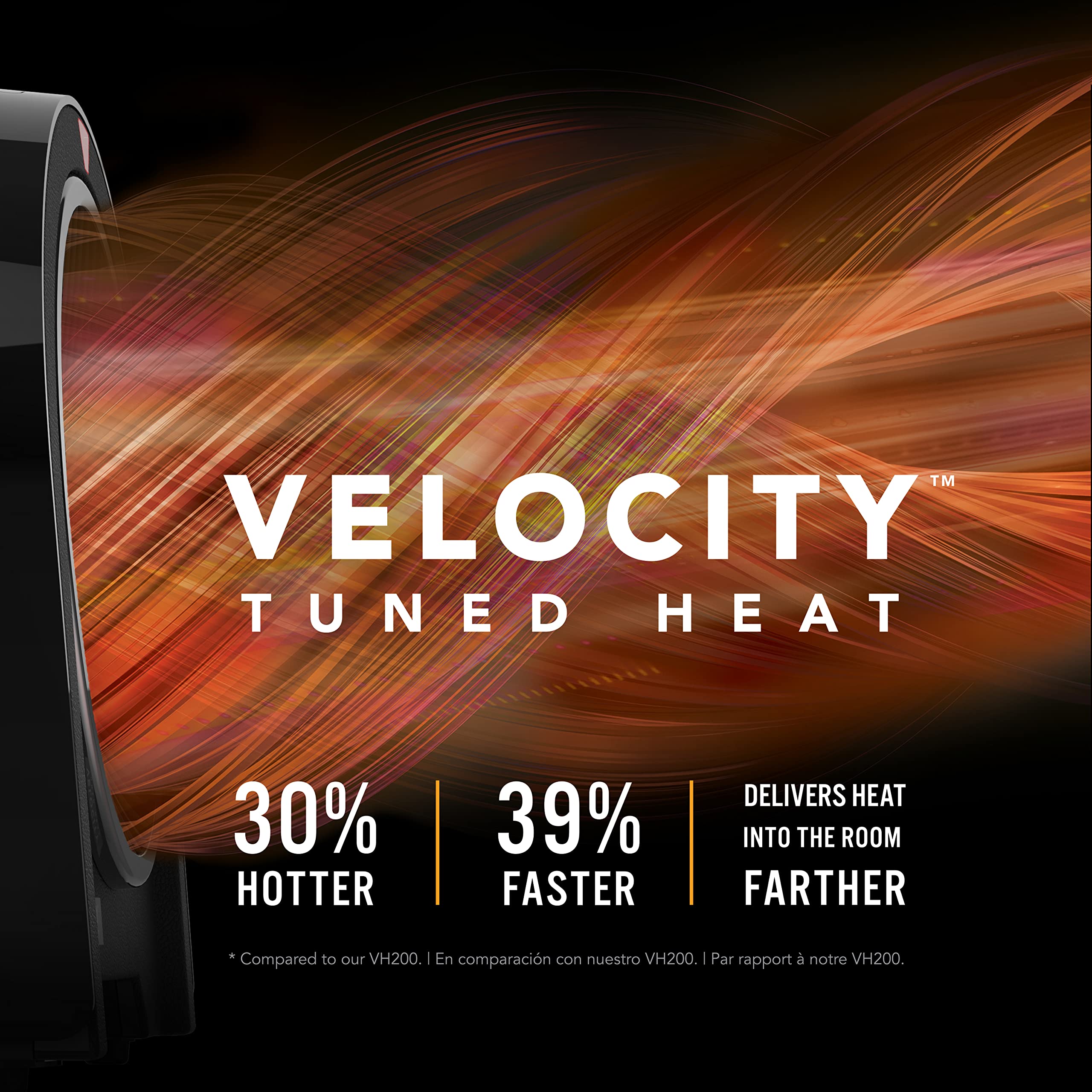 Vornado Velocity 5R (2025) Whole Room Space Heater with Remote, LED Touch Controls, Digital Thermostat, Locking Controls, 1-12 Hour Timer, Automatic Climate Control, Powerful Heater for Bedroom, Black - Image 6